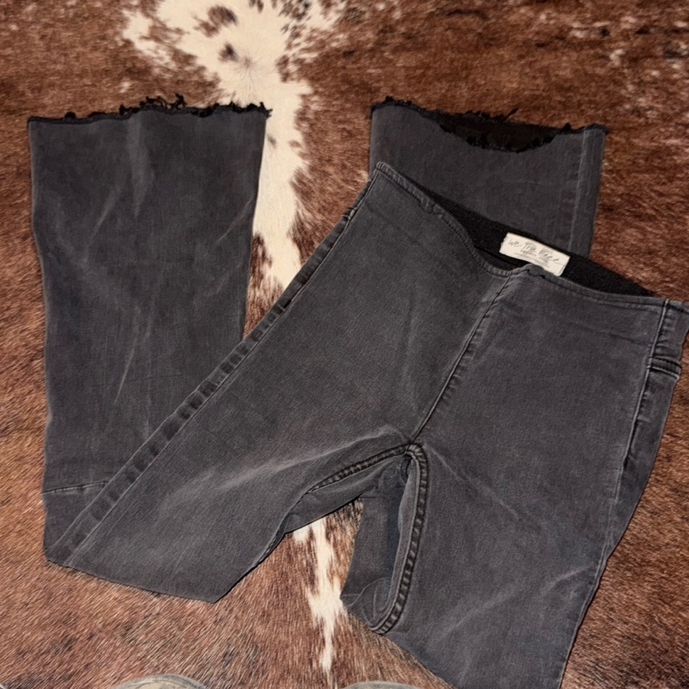 Black flare jeans size 25